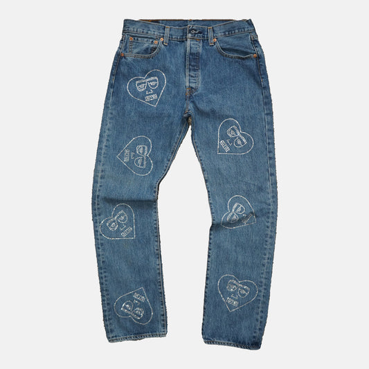 Crystal Logo Jeans