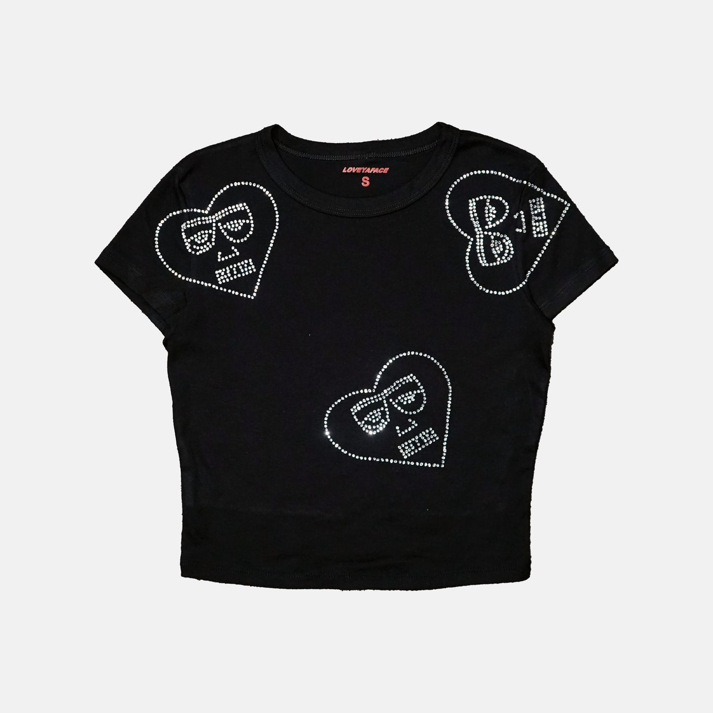 Crystal Logo Crop T-shirt